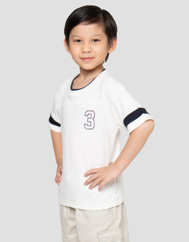 Little M Cut Sewn No 3 Komb Tgn Kaos Oversize Anak Laki-Laki