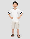 Little M Cut Sewn No 3 Komb Tgn Kaos Oversize Anak Laki-Laki