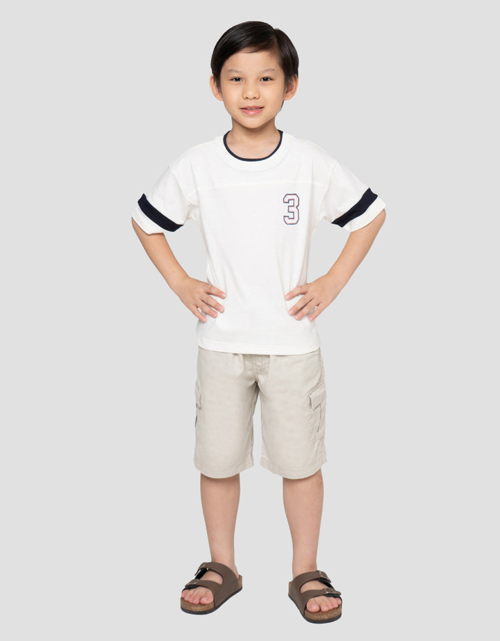 Little M Cut Sewn No 3 Komb Tgn Kaos Oversize Anak Laki-Laki