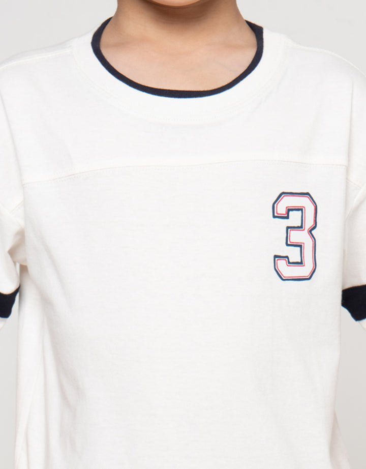 Little M Cut Sewn No 3 Komb Tgn Kaos Oversize Anak Laki-Laki