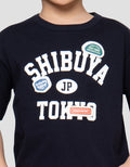 Little M Shibuya Print Kaos Oversize Anak Laki-laki