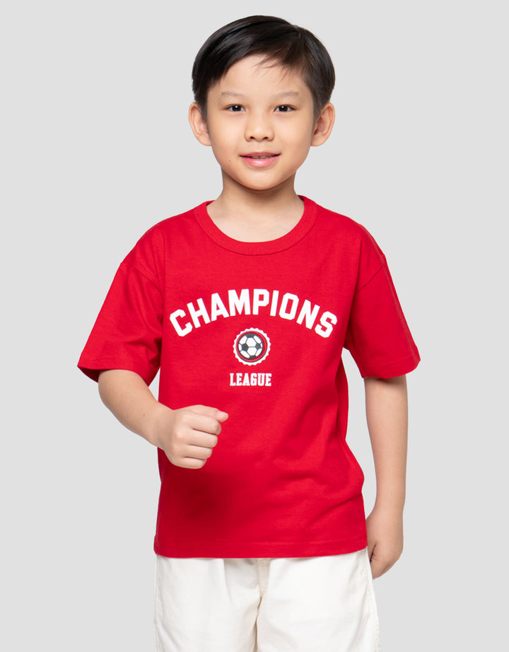 Little M Arena City Print Kaos Oversize Anak Laki-laki