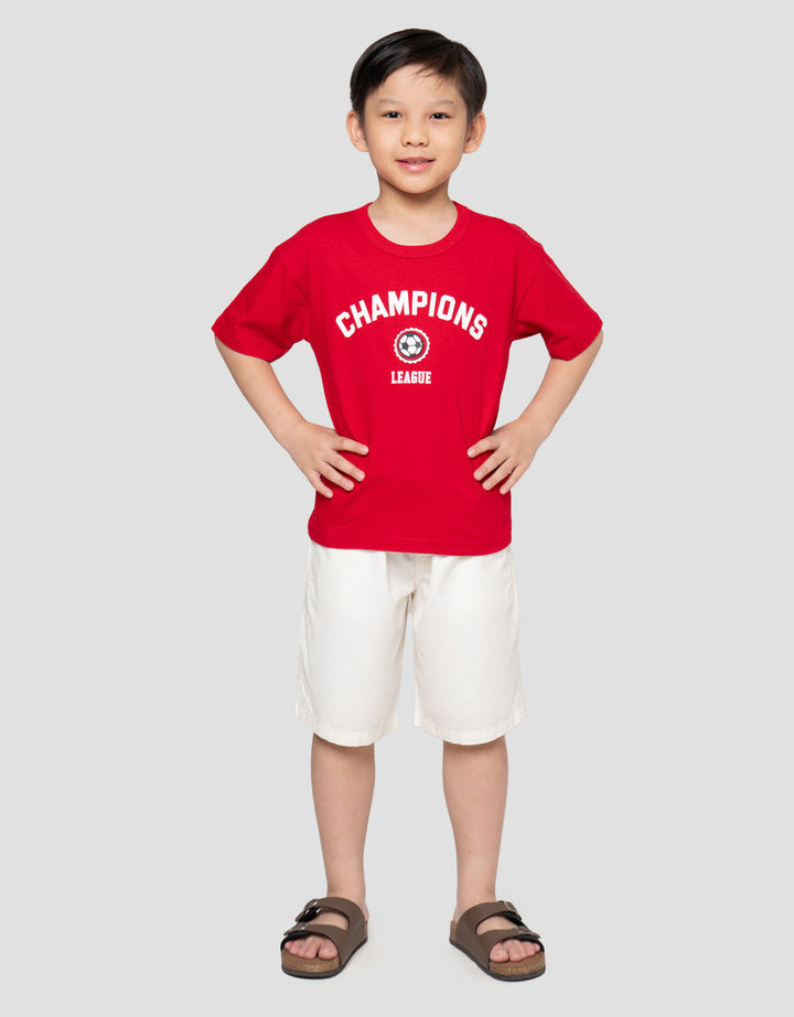 Little M Arena City Print Kaos Oversize Anak Laki-laki