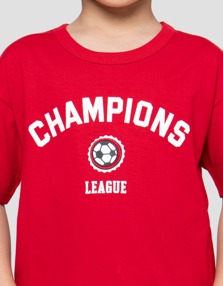 Little M Arena City Print Kaos Oversize Anak Laki-laki