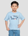 Little M Print Apl Sidney Kaos Oversize Anak Laki-laki