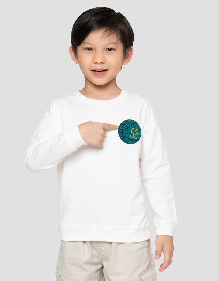 Little M Apl Sweater Oversize Anak Laki-Laki