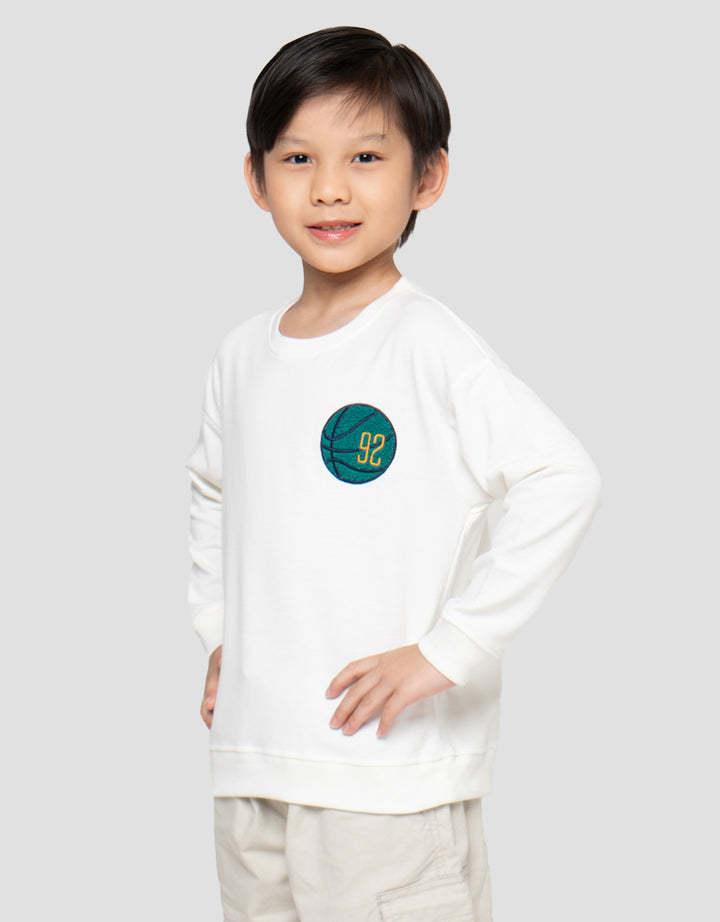 Little M Apl Sweater Oversize Anak Laki-Laki