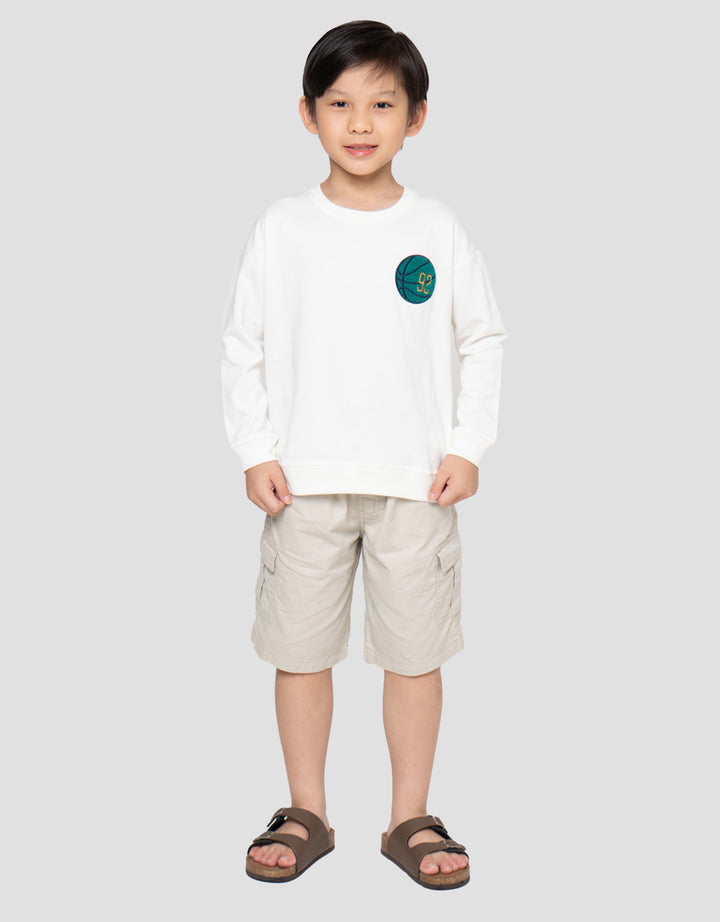 Little M Apl Sweater Oversize Anak Laki-Laki