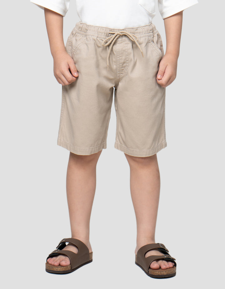 Little M Wash Twill Celana Pendek Anak Laki-Laki
