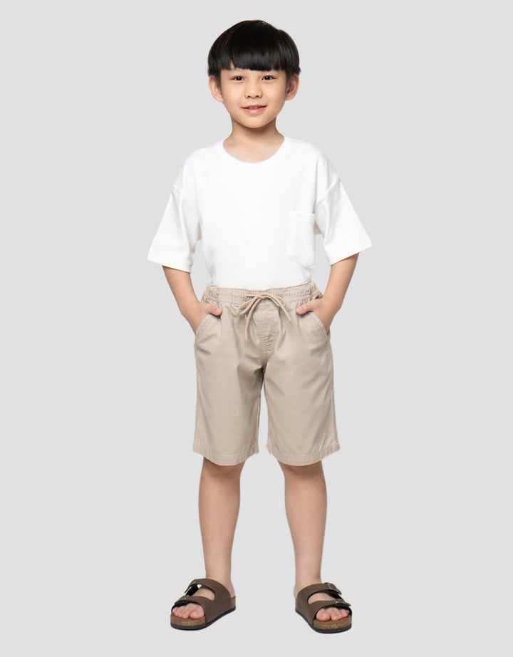 Little M Wash Twill Celana Pendek Anak Laki-Laki