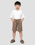 Little M Wash Twill Celana Pendek Anak Laki-Laki