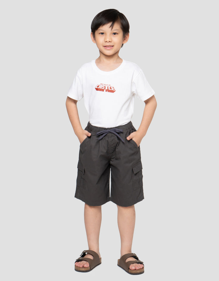 Little M Twill Celana Pendek Anak Laki-Laki