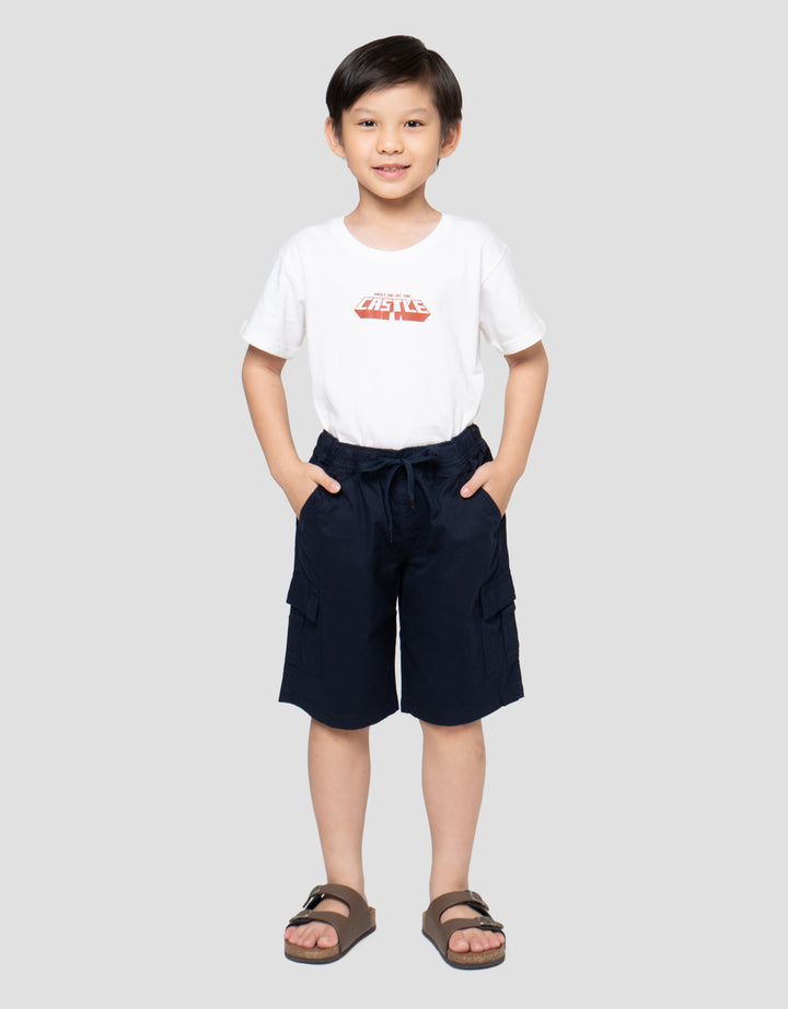 Little M Twill Celana Pendek Anak Laki-Laki
