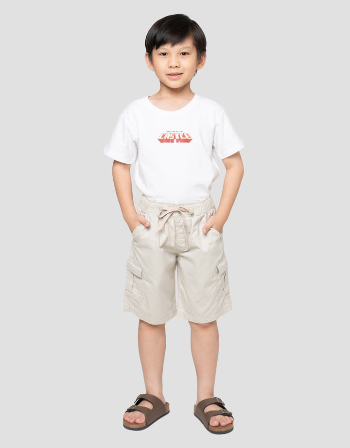 Little M Twill Celana Pendek Anak Laki-Laki