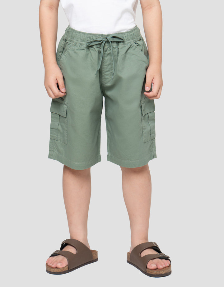 Little M Twill Celana Pendek Anak Laki-Laki