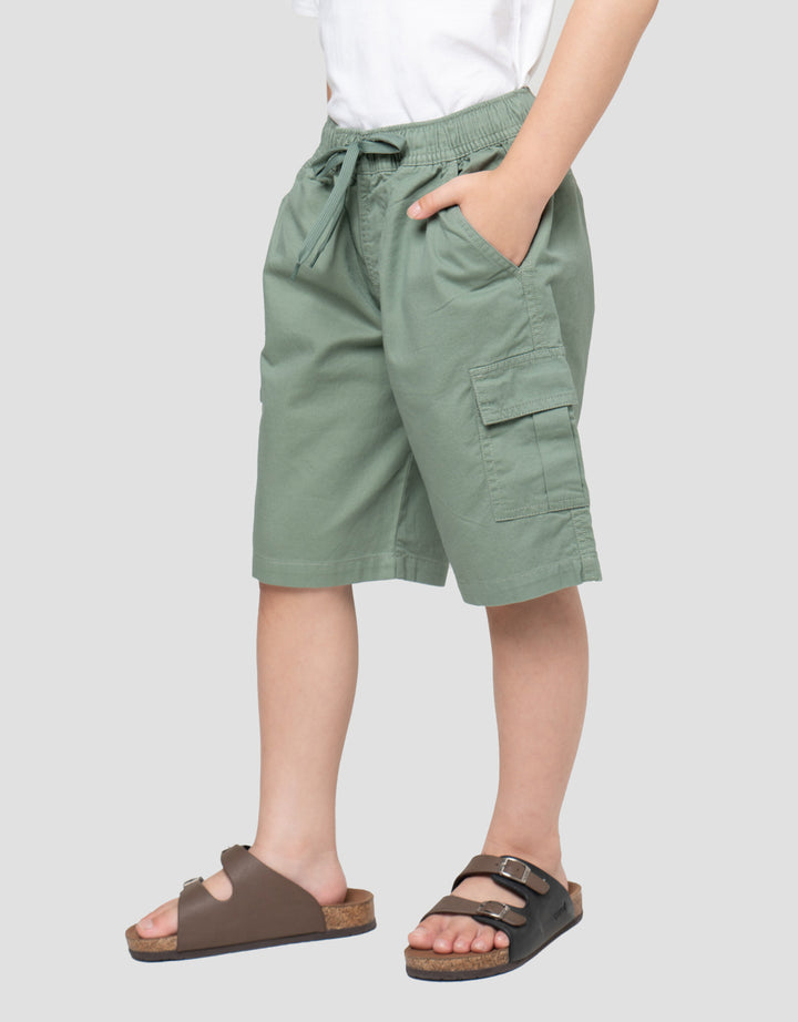 Little M Twill Celana Pendek Anak Laki-Laki