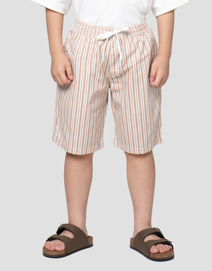 Little M Print Salur Celana Pendek Anak Laki-Laki