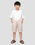 Little M Print Salur Celana Pendek Anak Laki-Laki