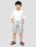 Little M Print Salur Celana Pendek Anak Laki-Laki