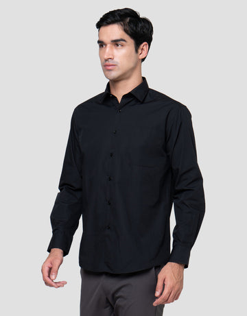 COLE BASIC SOLID REGULAR KEMEJA LENGAN PANJANG PRIA