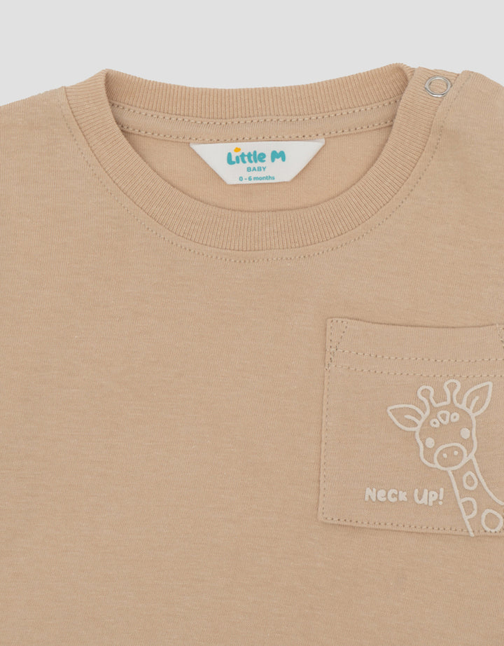 Little M Pocket Giraffe Kaos Bayi