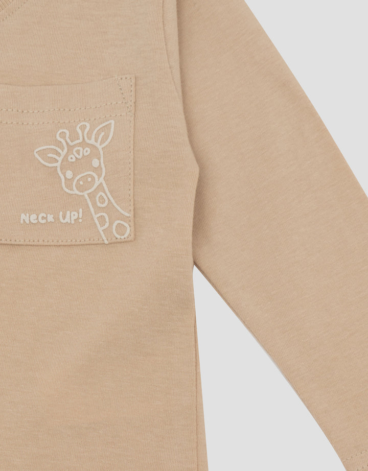 Little M Pocket Giraffe Kaos Bayi