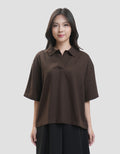 Nevada Linen Kemeja Lengan Pendek Wanita