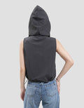 Nevada Sleeveless Top Nylon Jaket Hoodie Wanita