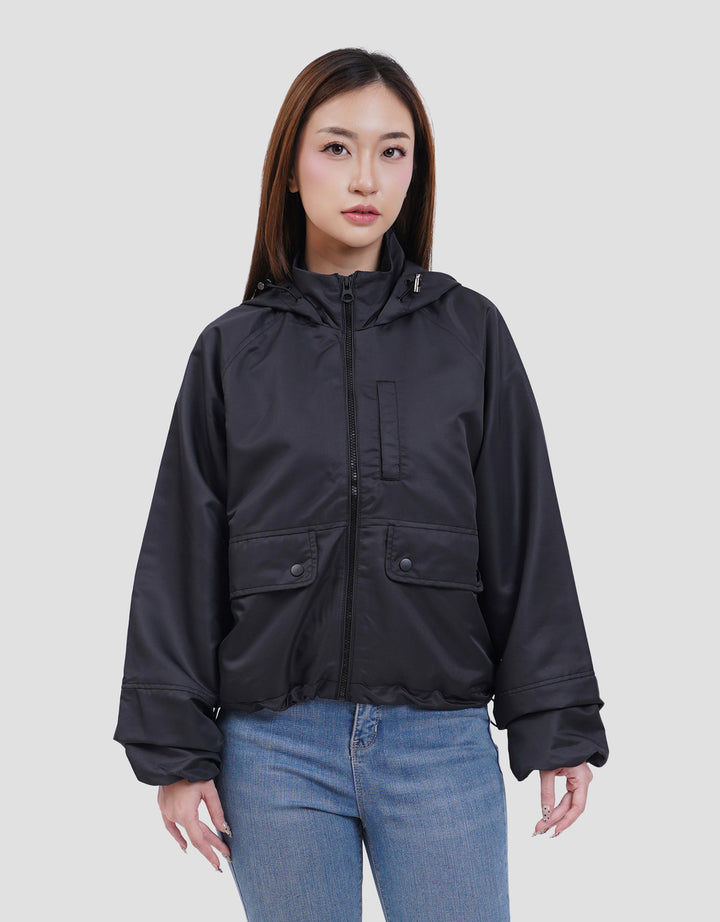 Nevada Parasut Jaket Hoodie Wanita