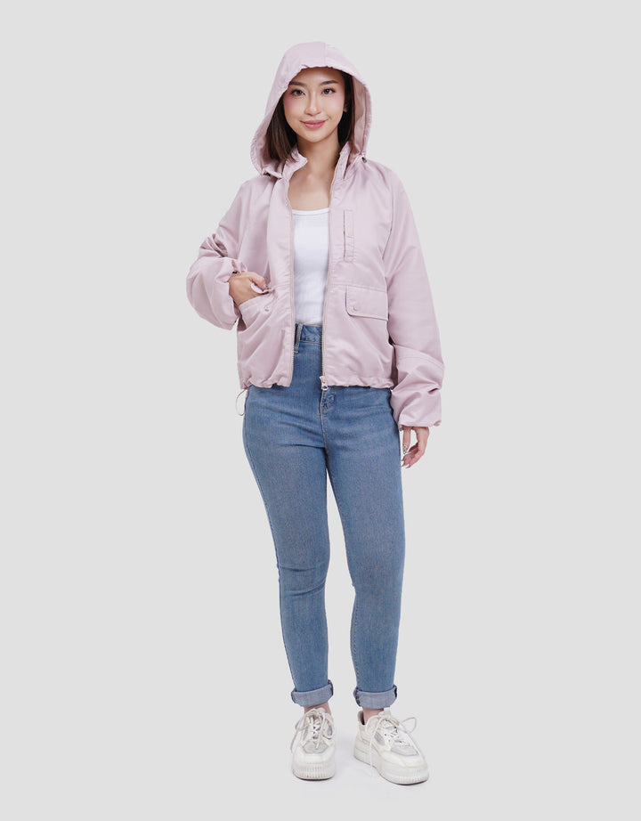 Nevada Parasut Jaket Hoodie Wanita