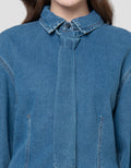 NEVADA DENIM TIE KEMEJA WANITA