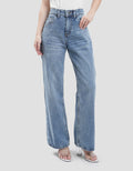 NEVADA BASIC WIDE LEG CELANA JEANS WANITA