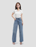 NEVADA BASIC WIDE LEG CELANA JEANS WANITA