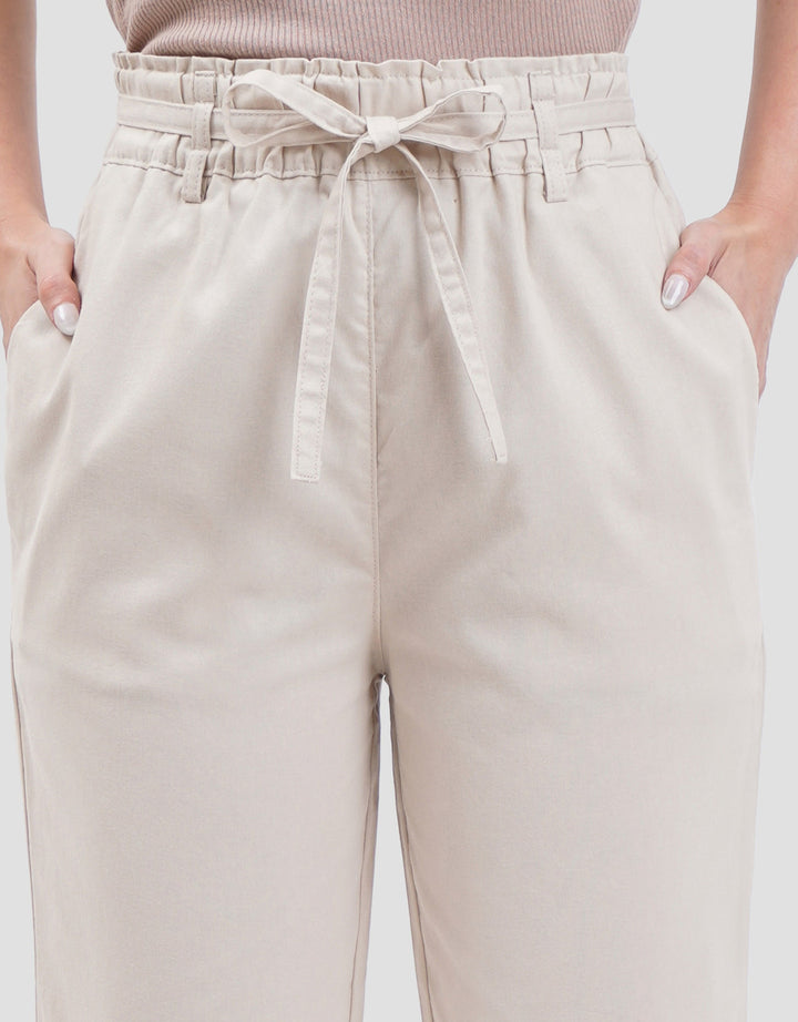 Connexion Full Length Drawstring Bow Celana Wanita
