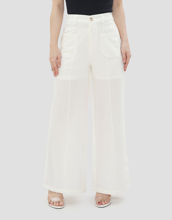 CONNEXION PLEATED LOOSE CELANA PANJANG WANITA