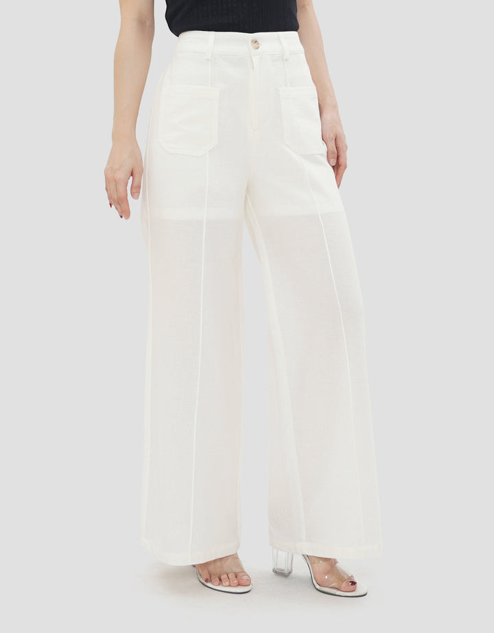 CONNEXION PLEATED LOOSE CELANA PANJANG WANITA