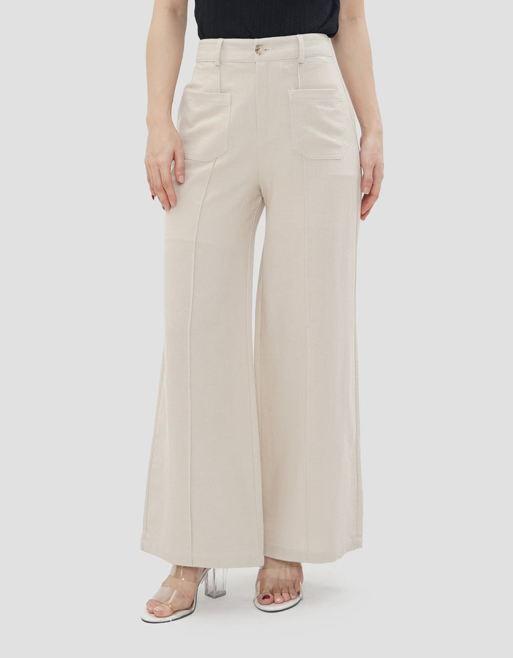 CONNEXION PLEATED LOOSE CELANA PANJANG WANITA