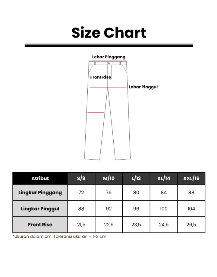 CONNEXION PLEATED LOOSE CELANA PANJANG WANITA