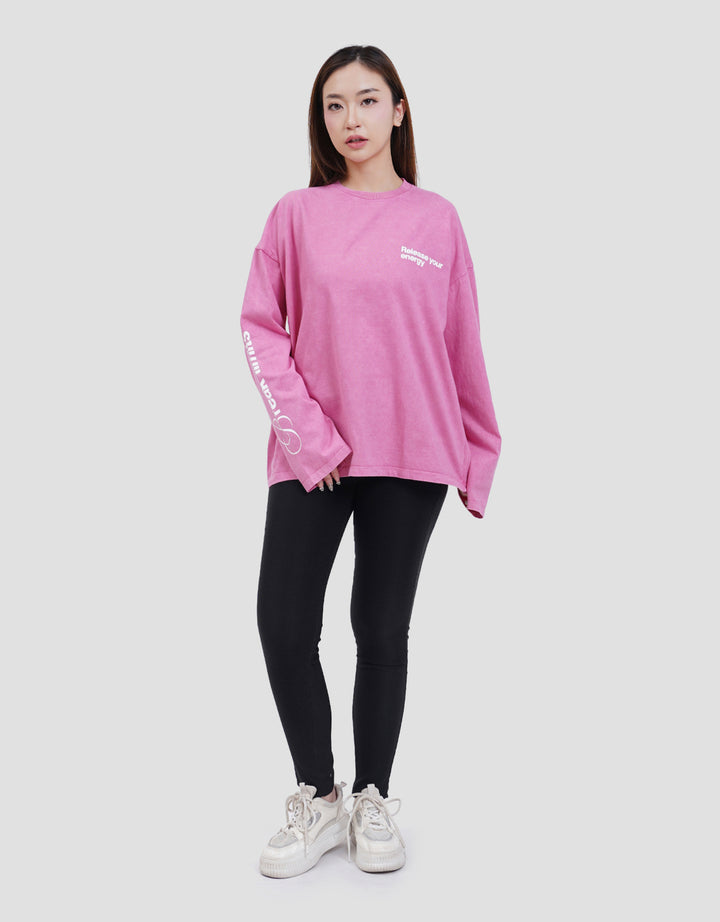Nevada Comb Wash Release Your Energy Kaos Oversize Wanita