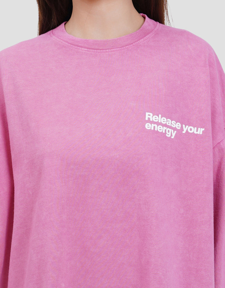 Nevada Comb Wash Release Your Energy Kaos Oversize Wanita