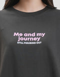 Nevada Me And My Journey Kaos Oversize Wanita