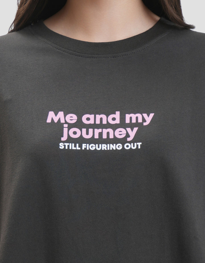 Nevada Me And My Journey Kaos Oversize Wanita