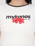 NEVADA PRINT MYKONOS KAOS WANITA