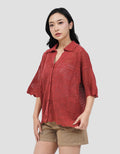 NEVADA BOXOV FLAT KNIT CROCHET CARDIGAN WANITA
