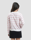 NEVADA FLAT KNIT STRIPE SWEATER WANITA