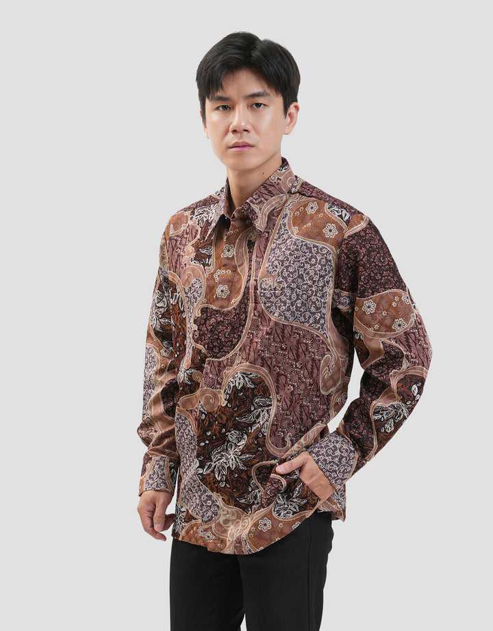 Arjuna Weda Sekar Jagad Kemeja Batik Pria