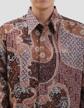Arjuna Weda Sekar Jagad Kemeja Batik Pria