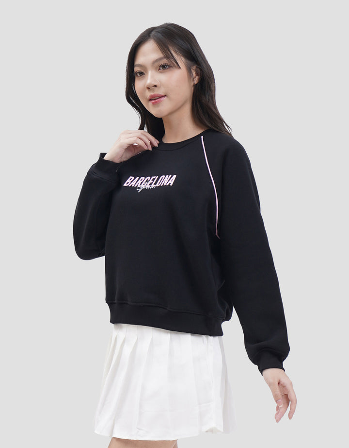 NEVADA FLEECE RAGLAN CUT SWEATER WANITA