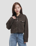 Nevada Boxy Color Jaket Jeans Wanita