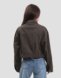 Nevada Boxy Color Jaket Jeans Wanita